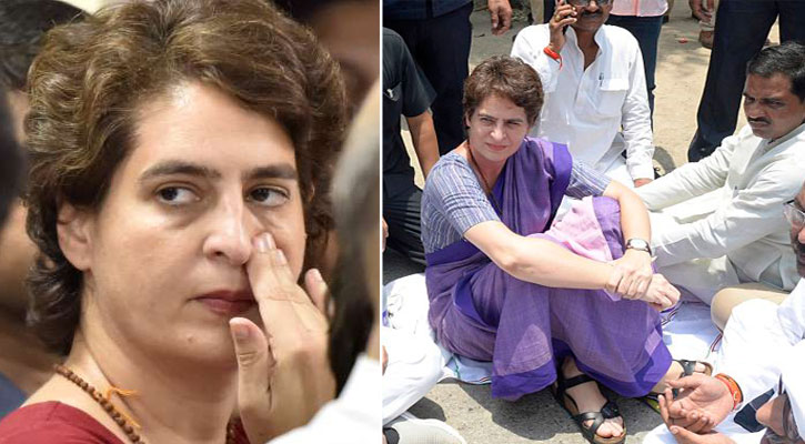 আটক করা হয়েছে প্রিয়াঙ্কা গান্ধীকে!